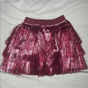 Lola & the Boys Shimmering Pink Skirt